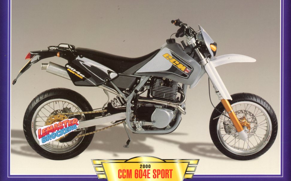 FICHE MOTO CCM 604E SPORT 598CC 2000