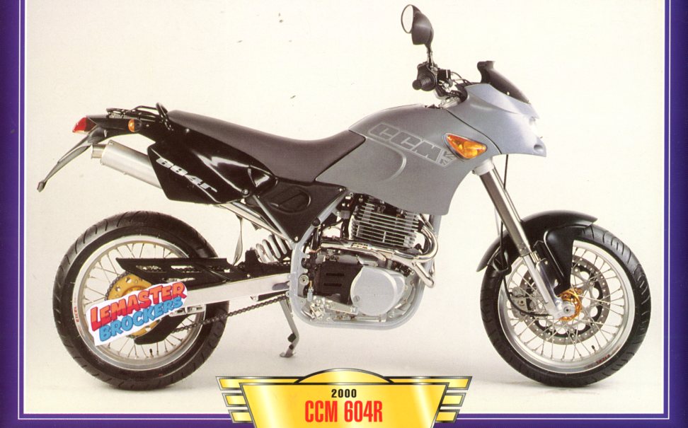 FICHE MOTO CCM 604R 598CC 2000