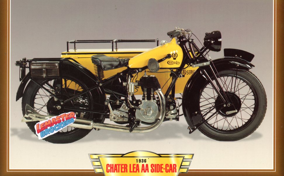 FICHE MOTO CHATER LEA 545CC AA SIDE-CAR 1936