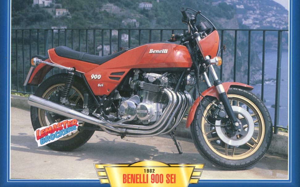 FICHE MOTO BENELLI 900 SEI 1982