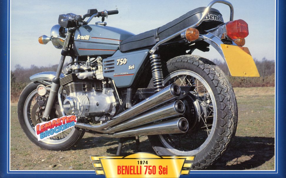 FICHE MOTO BENELLI 750 SEI 1974