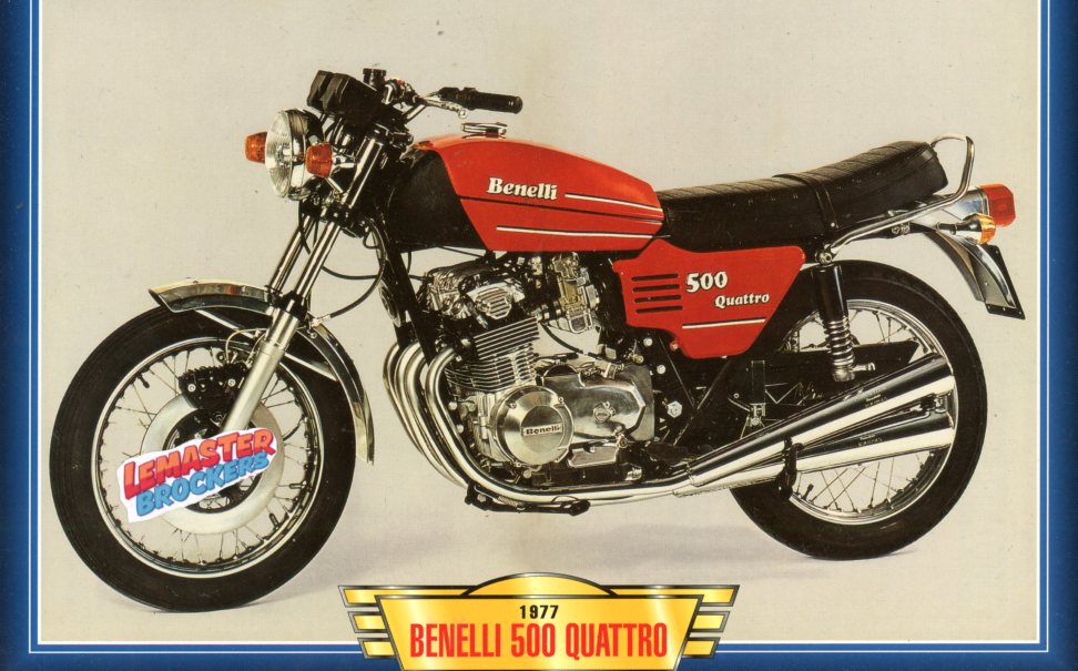 FICHE MOTO BENELLI 500 QUATTRO 1977