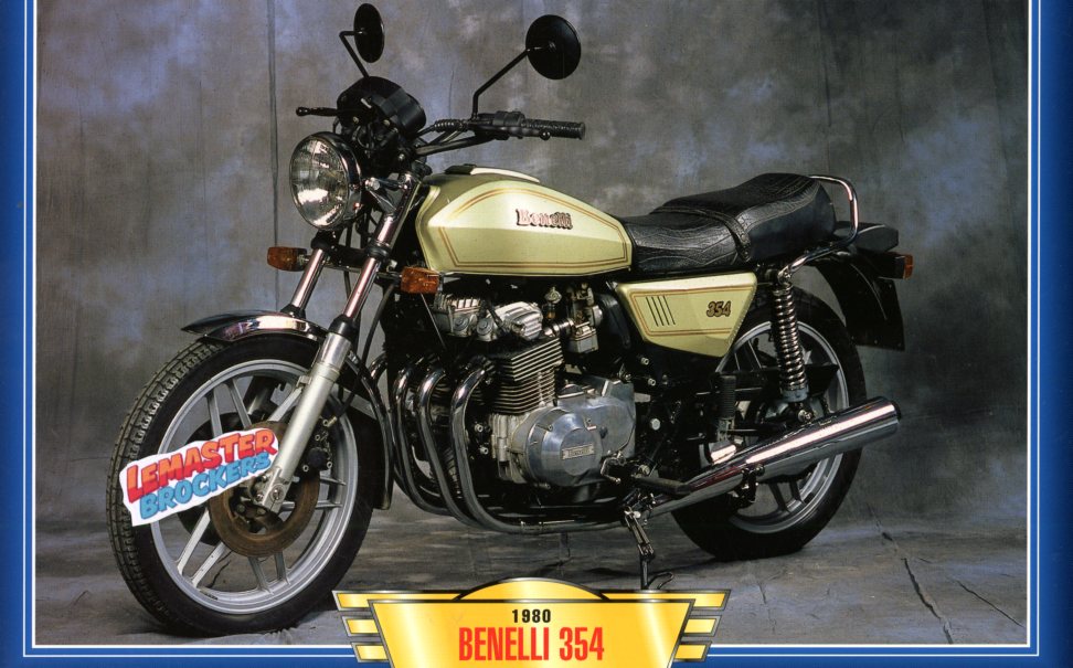 FICHE MOTO BENELLI 354 1980