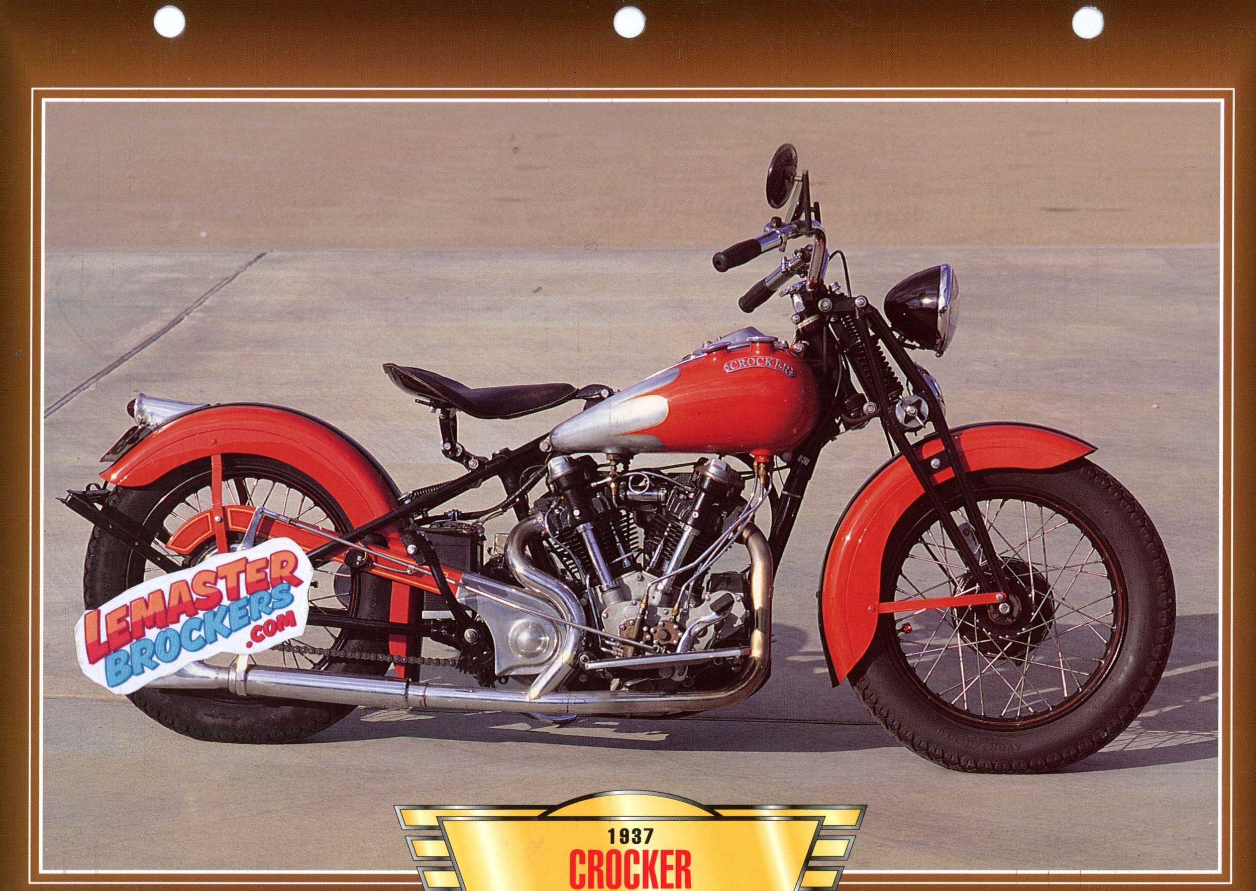 FICHE MOTO CROCKER 983CC 1937