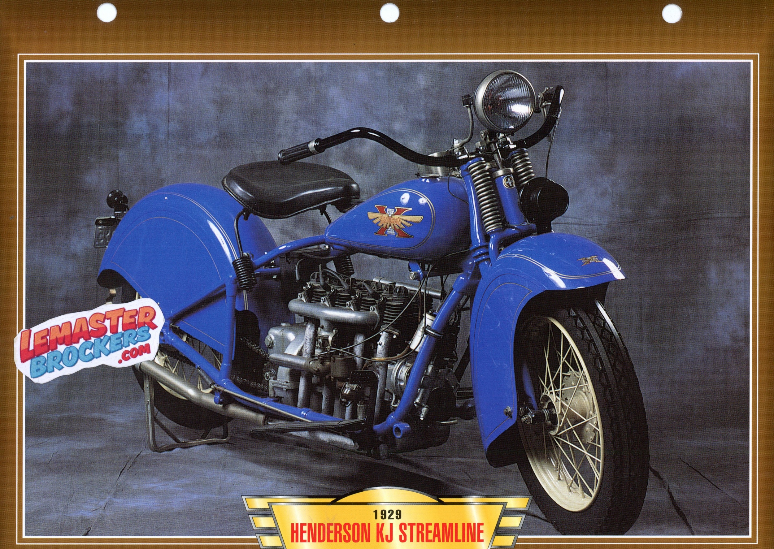 FICHE MOTO HENDERSON KJ STREAMLINE 1296CC 1929