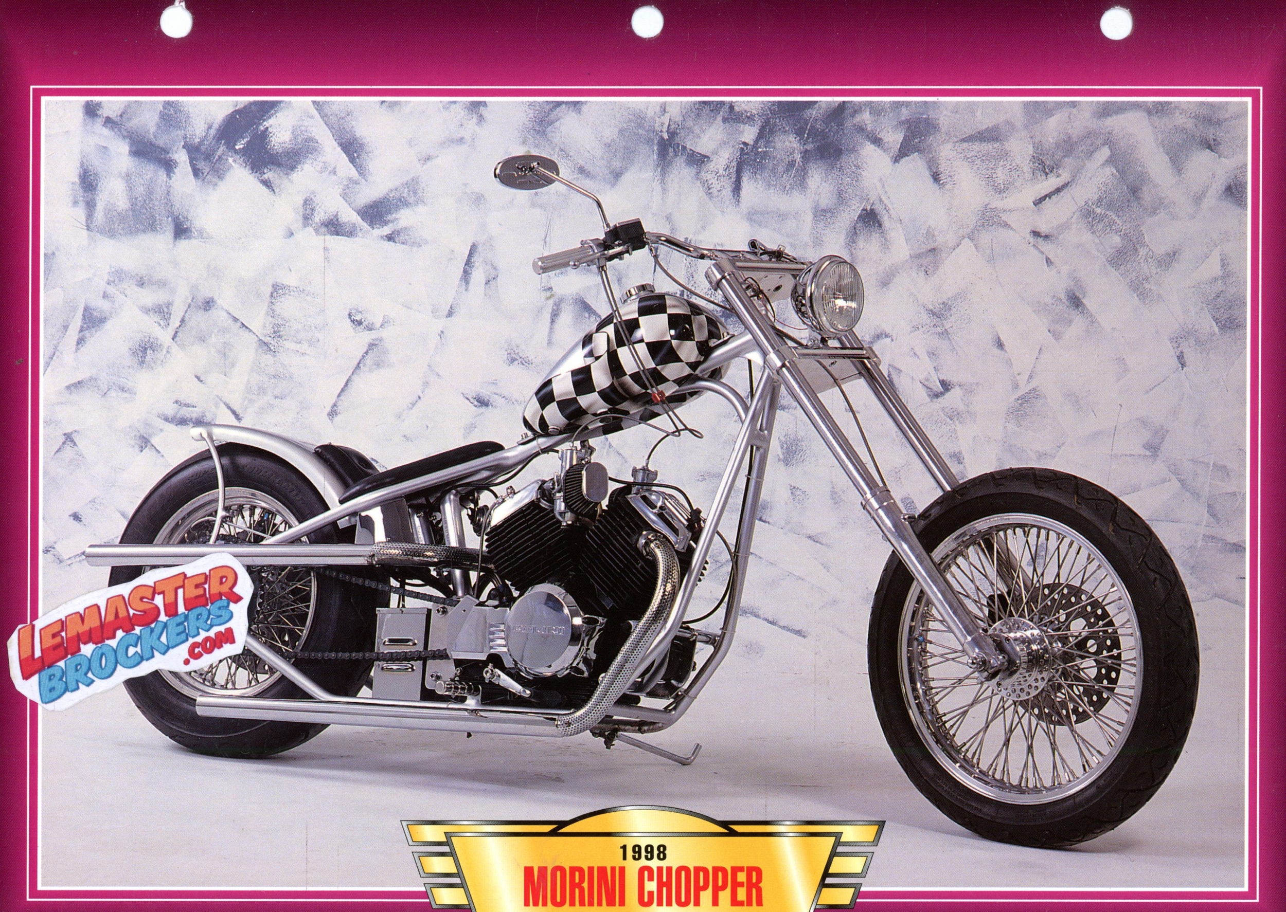 FICHE MOTO MORINI CHOPPER 501CC 1998