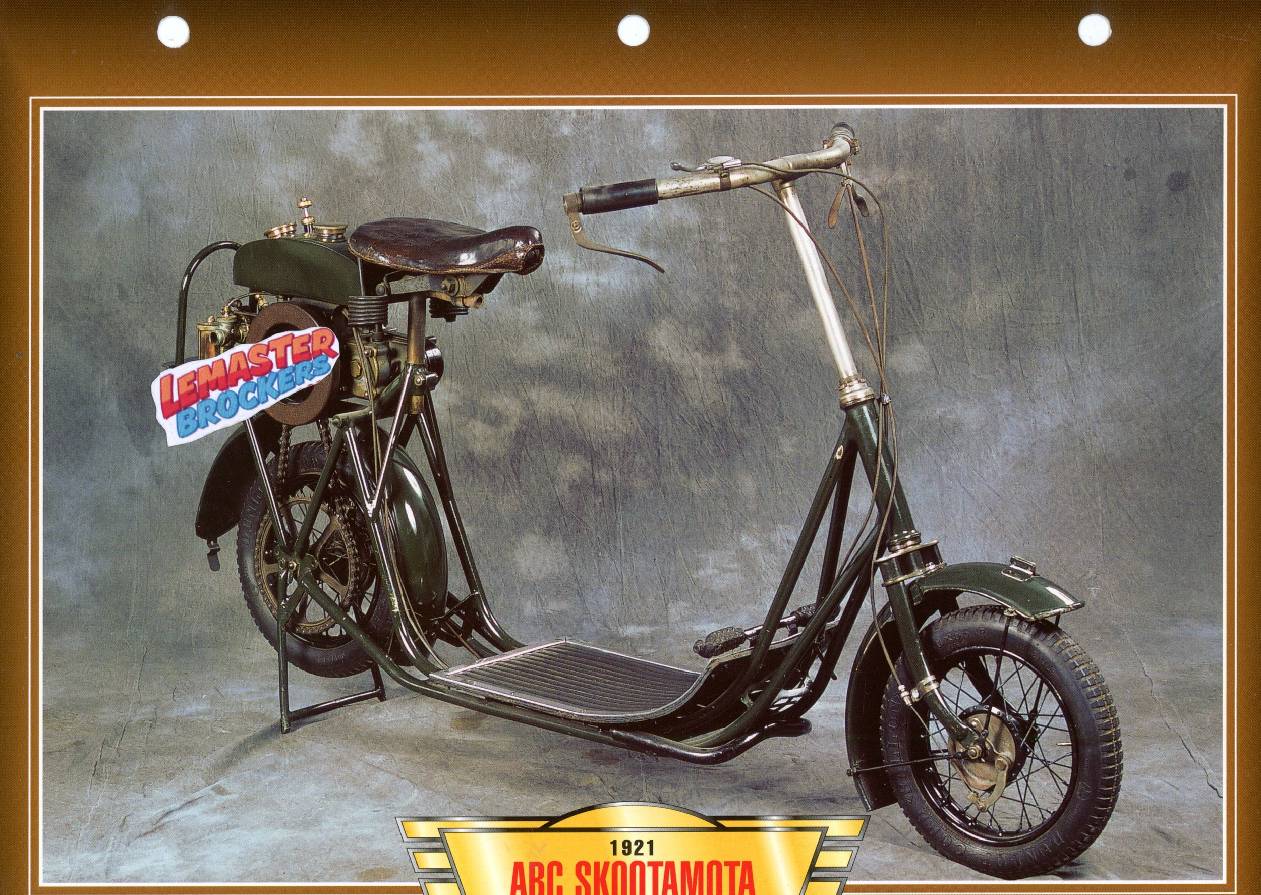 FICHE MOTO ABC SKOOTAMOTA 123CC 1921