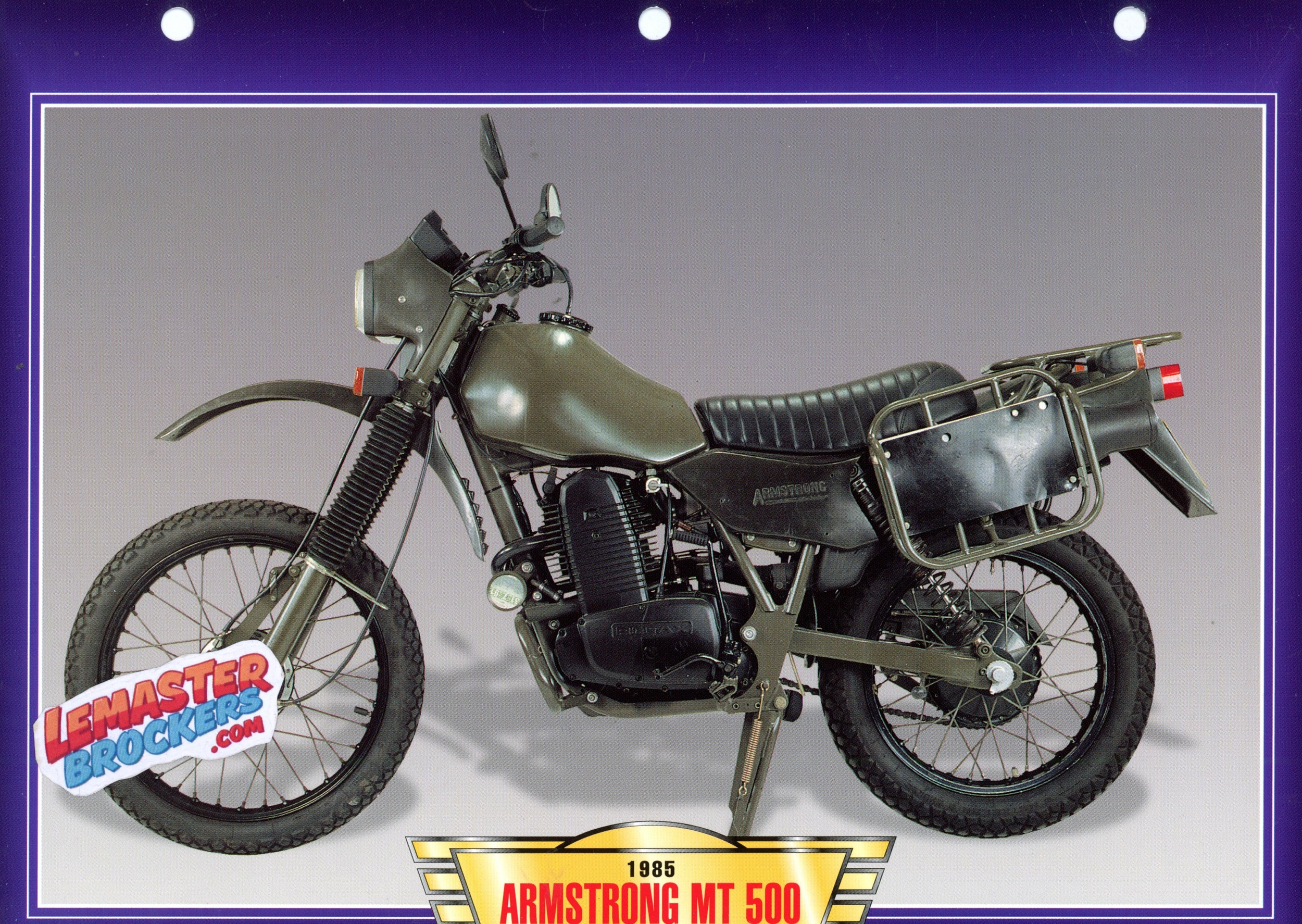 FICHE MOTO ARMSTRONG MT500 482CC 1985