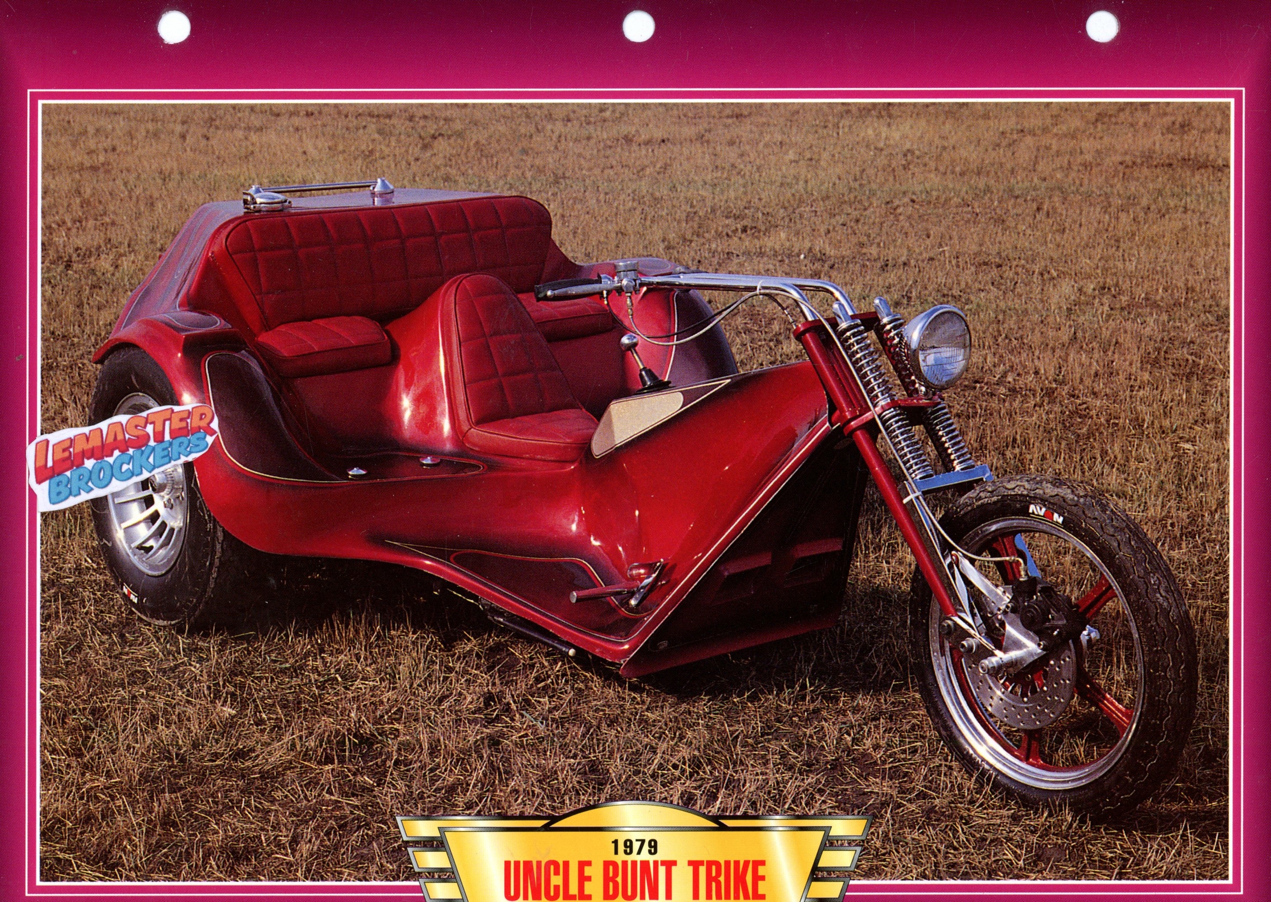 FICHE TRIKE UNCLE BUNT 1493CC 1979
