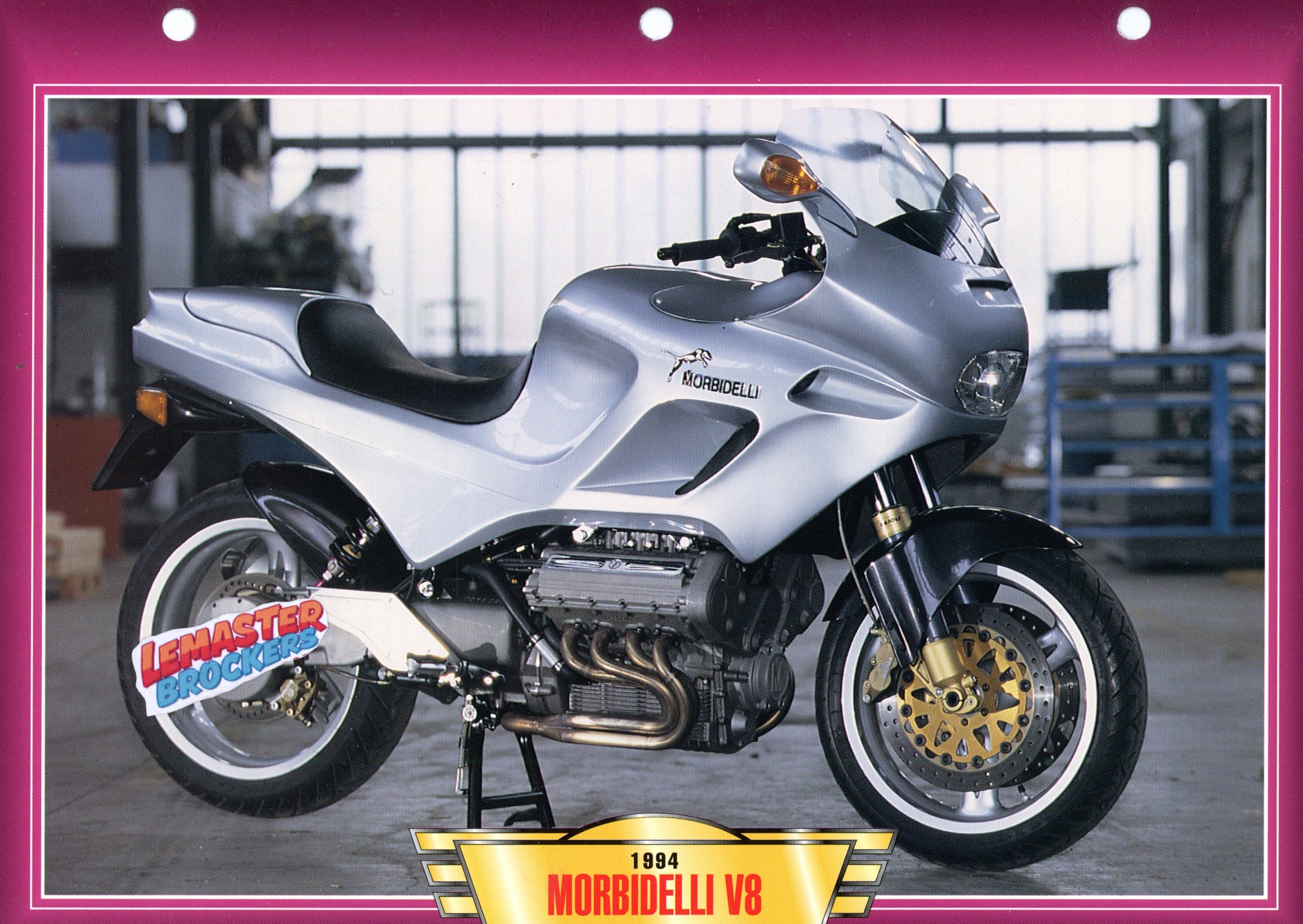 FICHE MOTO MORBIDELLI V8 1994