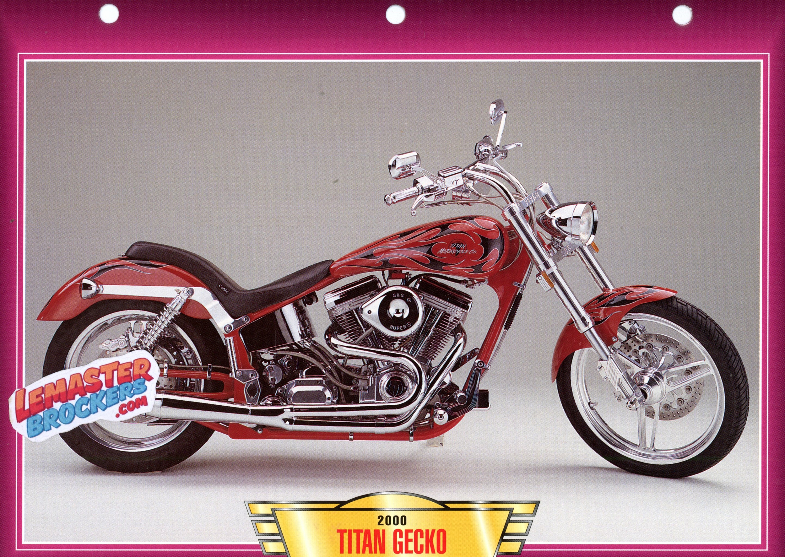FICHE MOTO TITAN GECKO 1633CC 2000