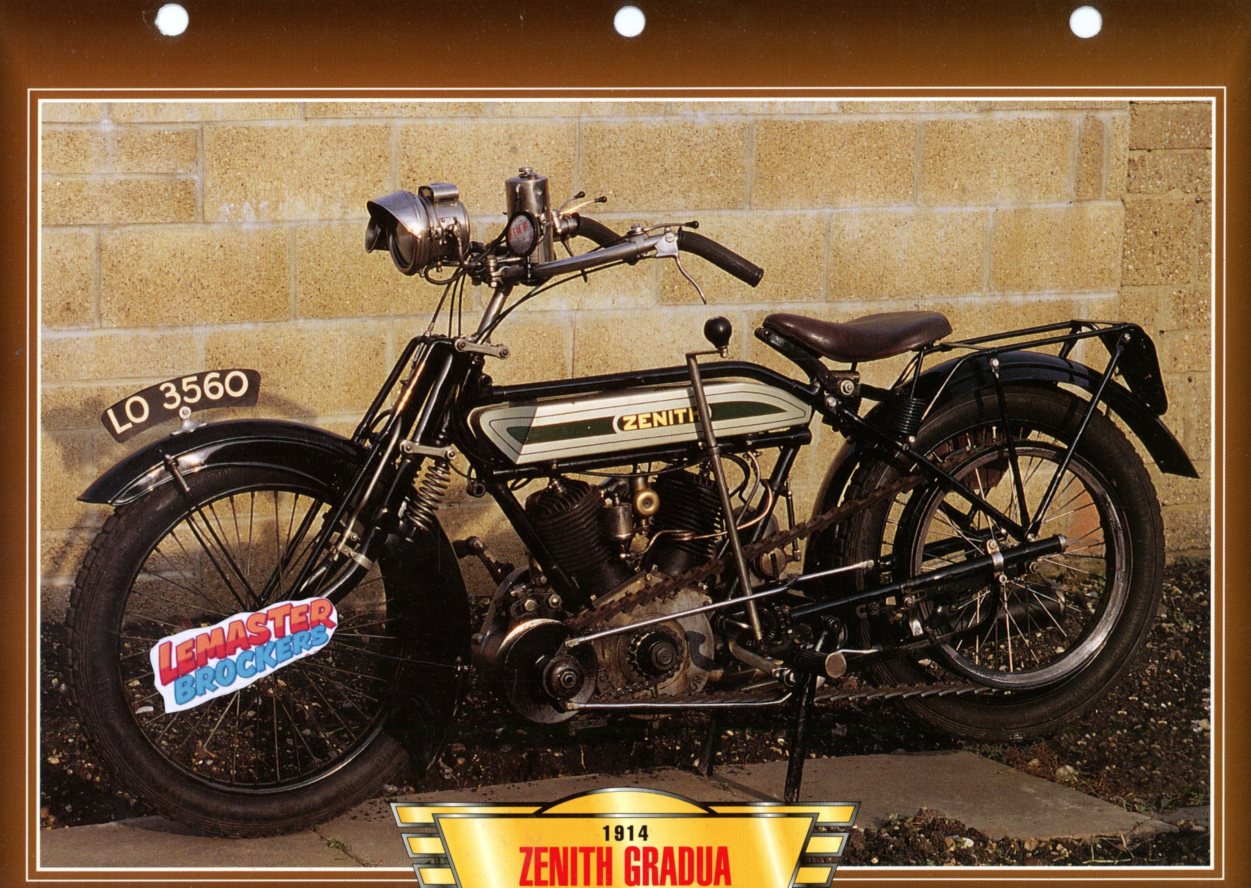 FICHE MOTO ZENITH GRADUA 976CC 1914