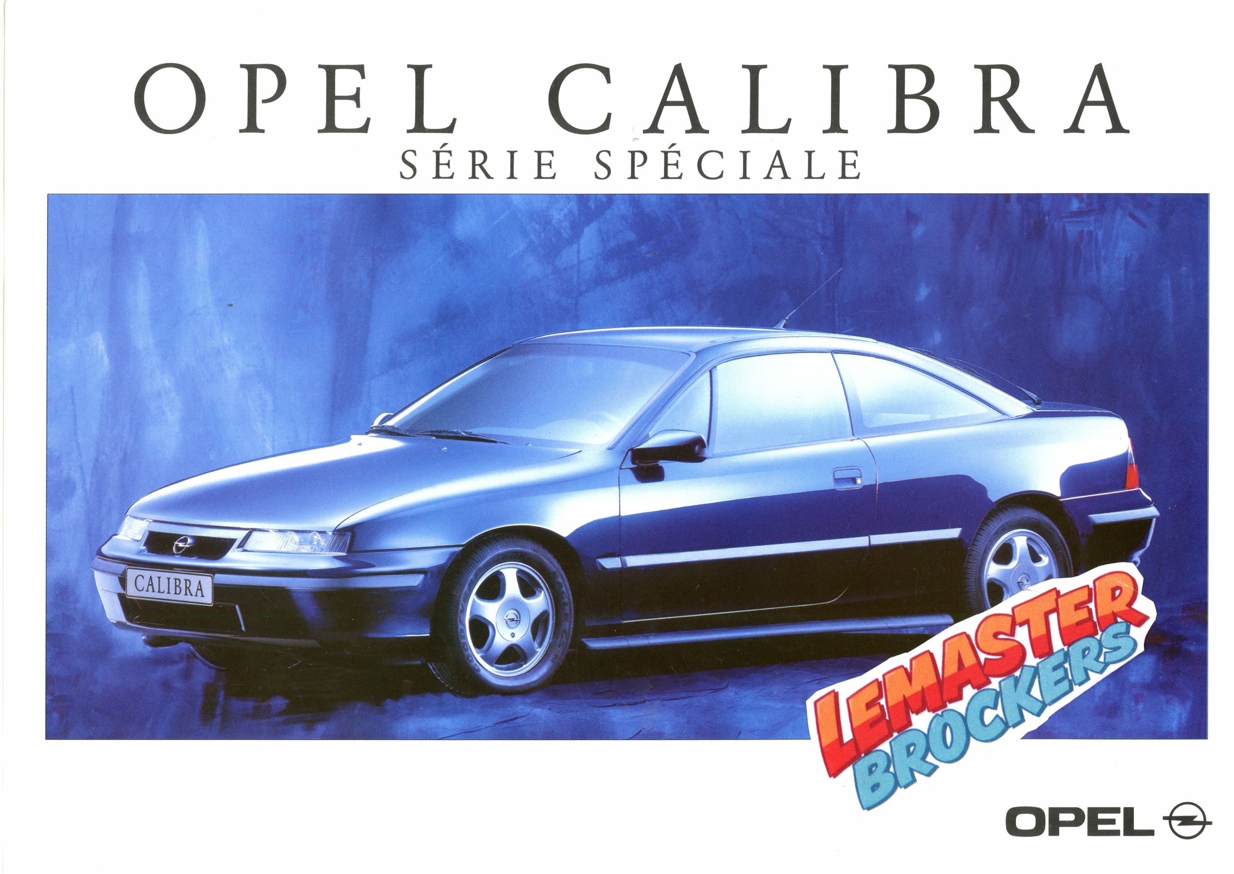 FICHE AUTO OPEL CALIBRA SERIE SPECIAL 1995