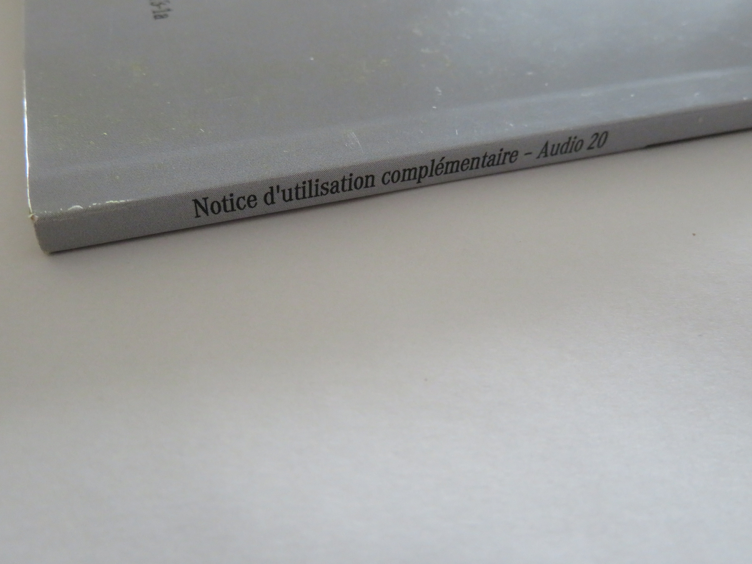 NOTICE DUTILISATION MERCEDES AUDIO 20