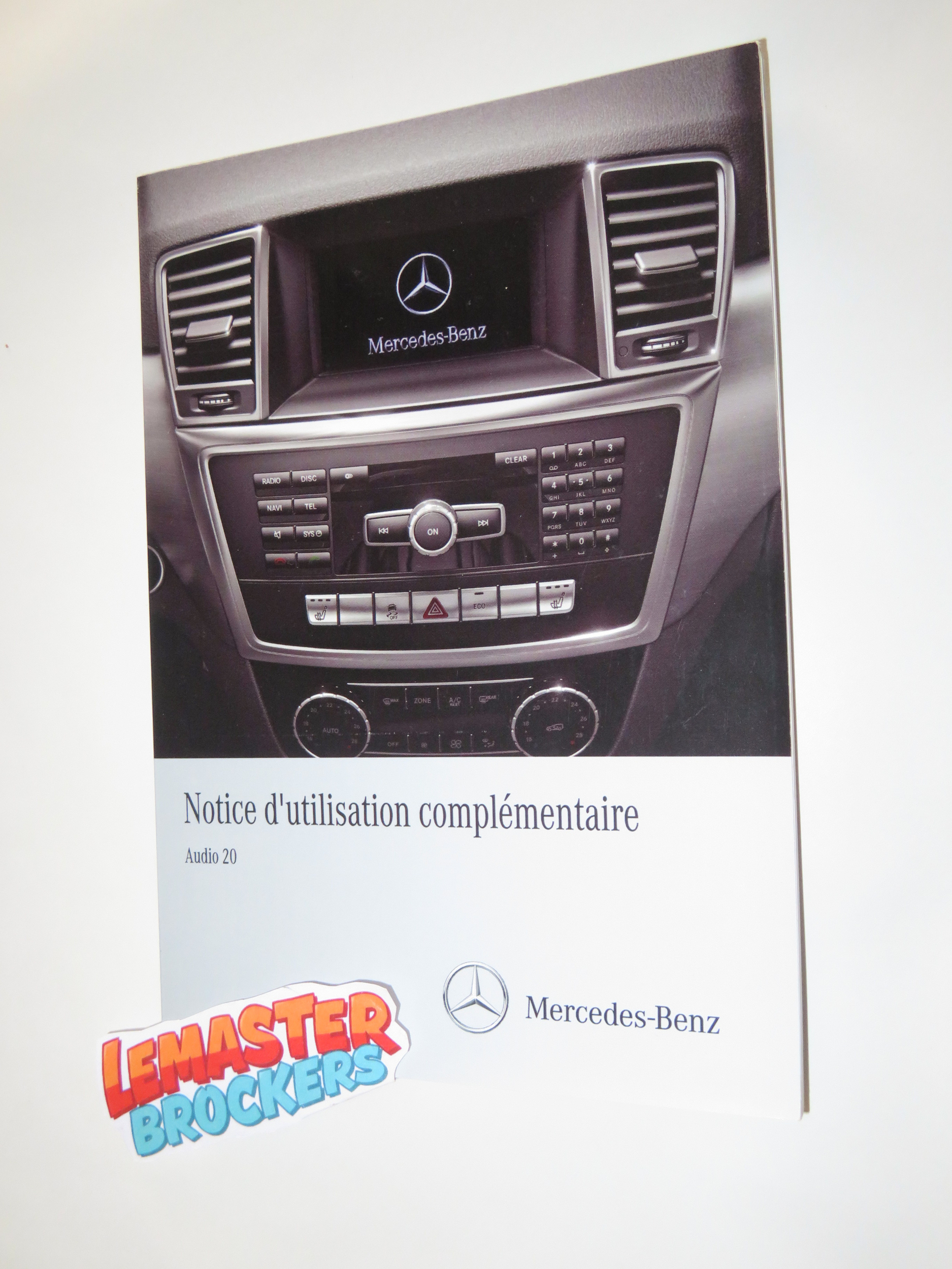 NOTICE UTILISATION MERCEDES AUDIO 20
