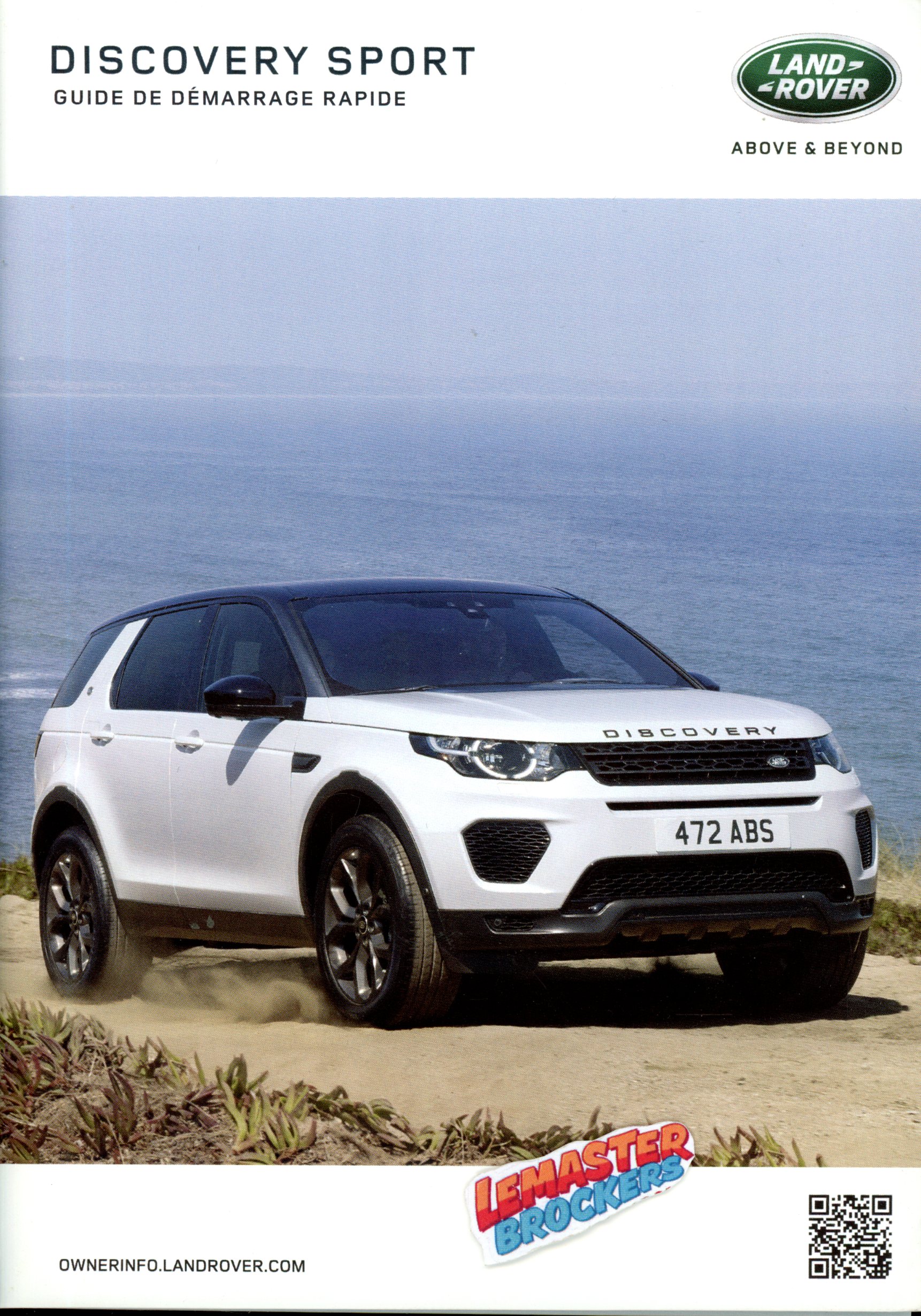GUIDE DEMARRAGE RAPIDE DISCOVERY SPORT