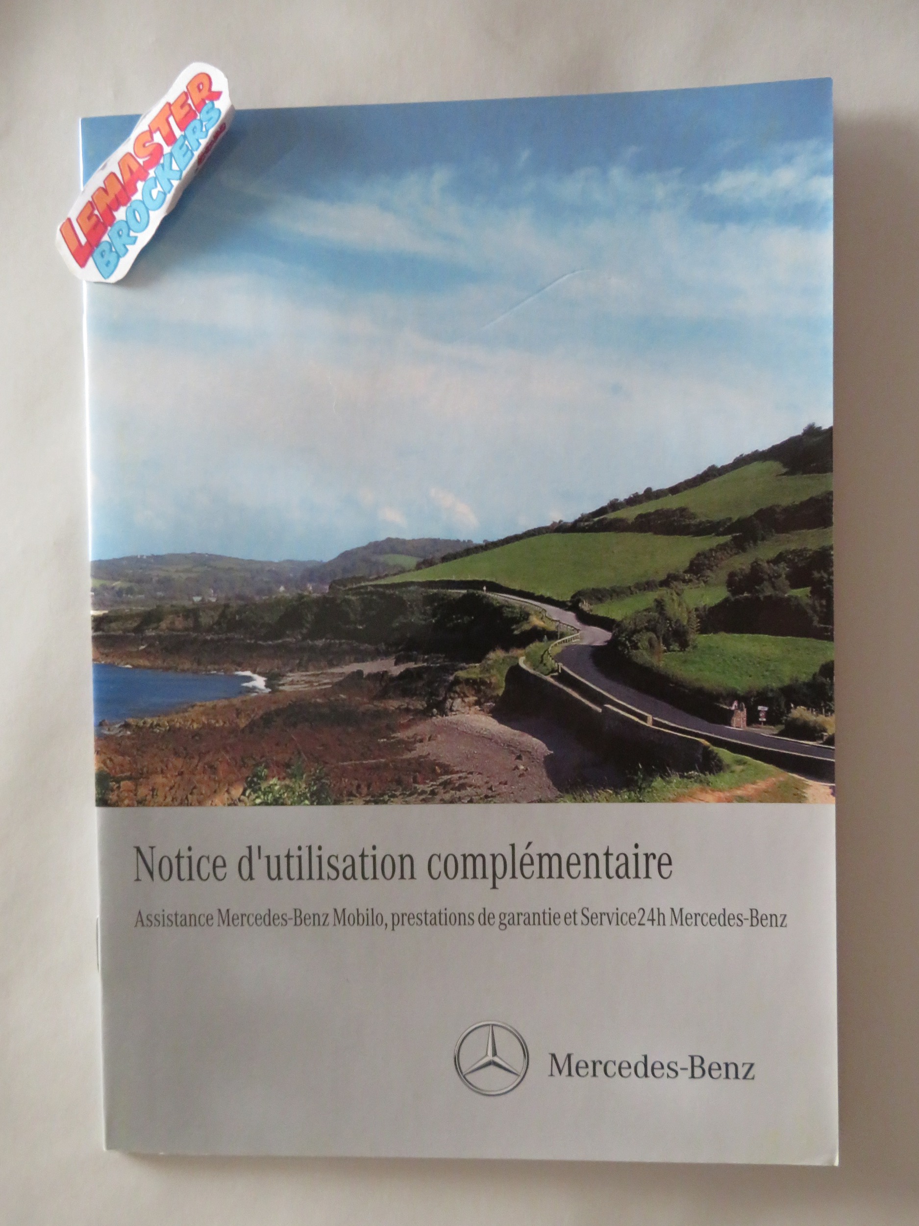 NOTICE DUTILISATION COMPLEMENTAIRE MERCEDES ORIGINAL EN VERSION PAPIER