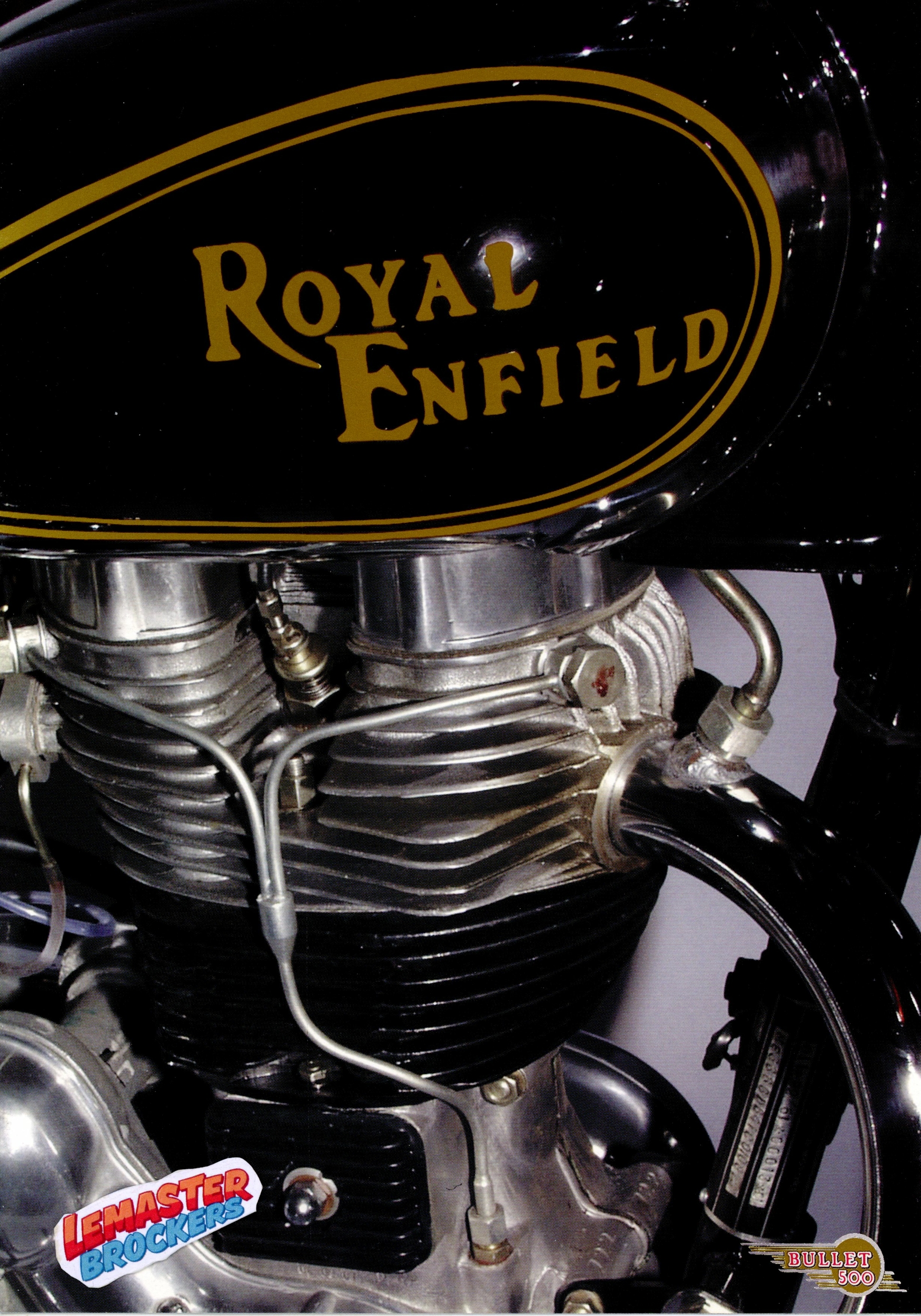 BROCHURE MOTO ROYAL ENFIELD 2001 BULLET 500