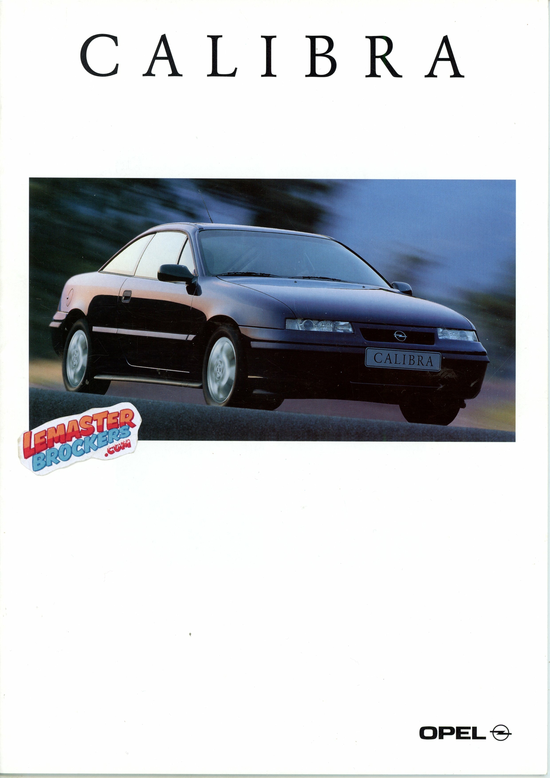 CATALOGUE OPEL CALIBRA V6 2.0 16V 1996