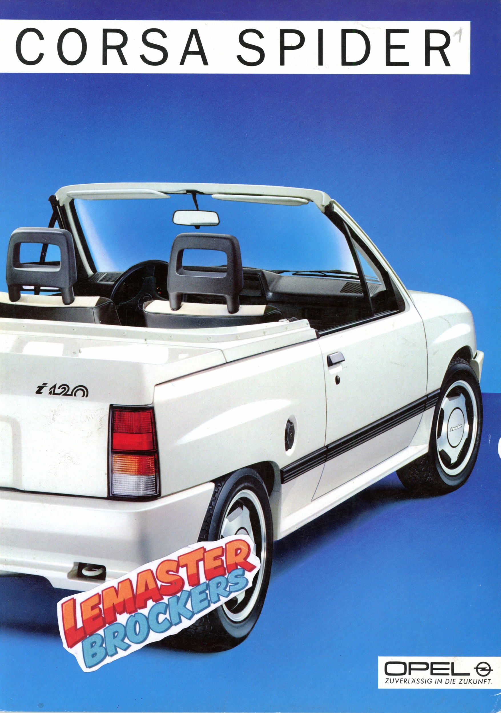 BROCHURE OPEL CORSA SPIDER - 1985