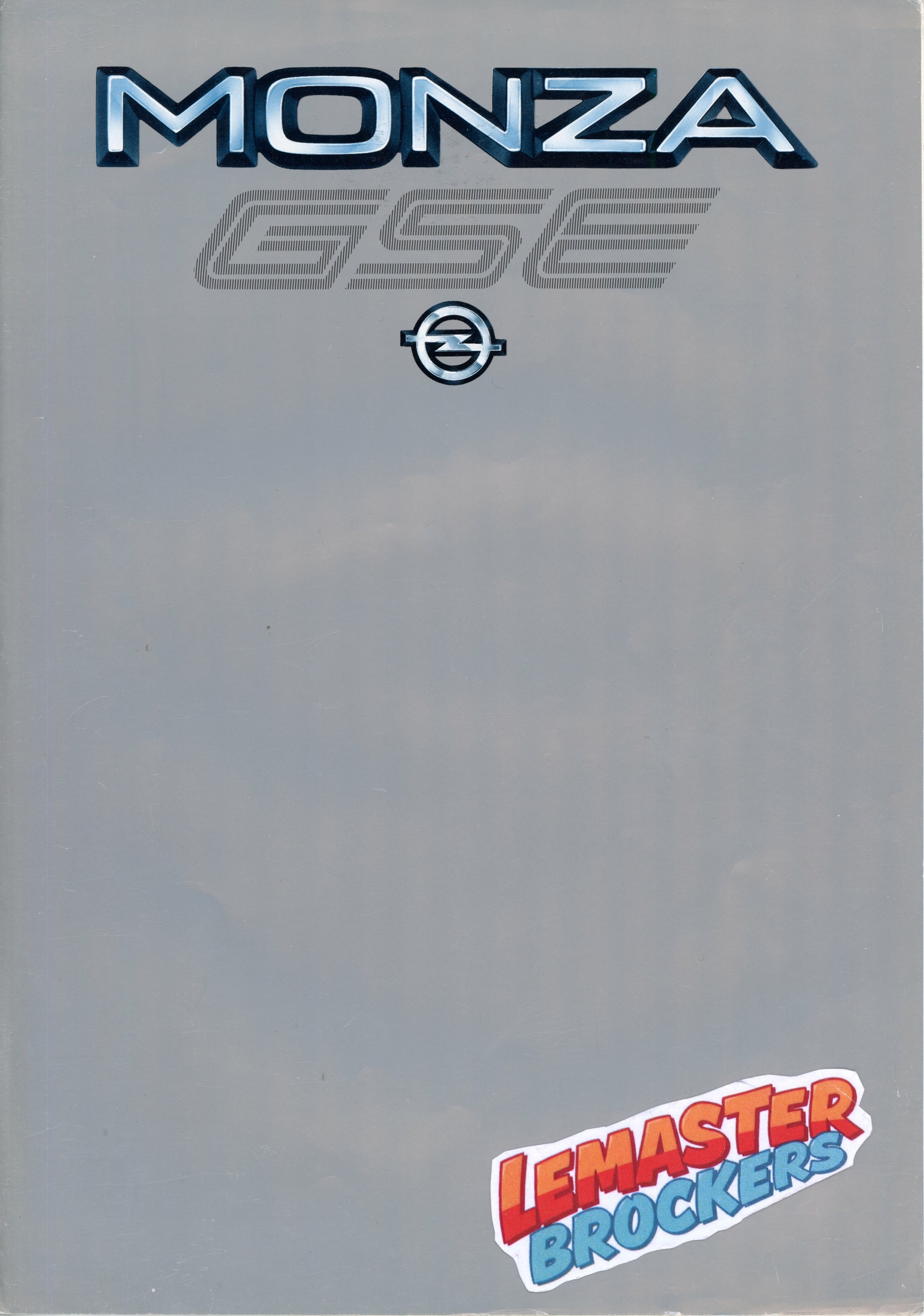 BROCHURE OPEL MONZA GSE - 1983