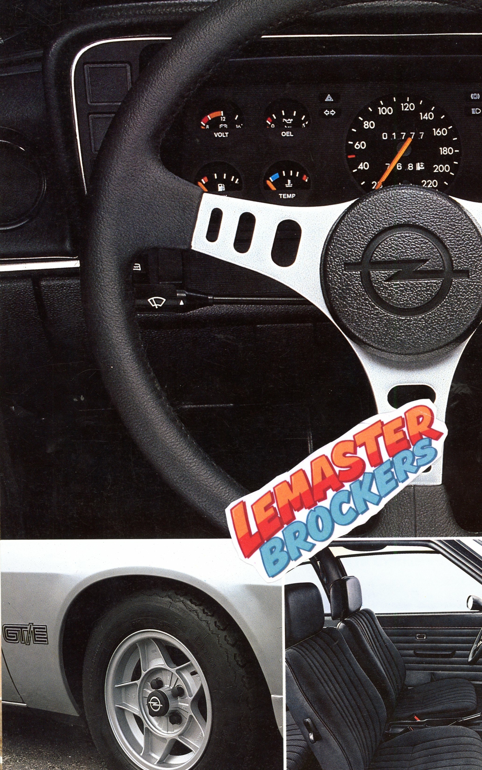 BROCHURE OPEL MANTA CC GT-J LS GT/E BERLINETTA