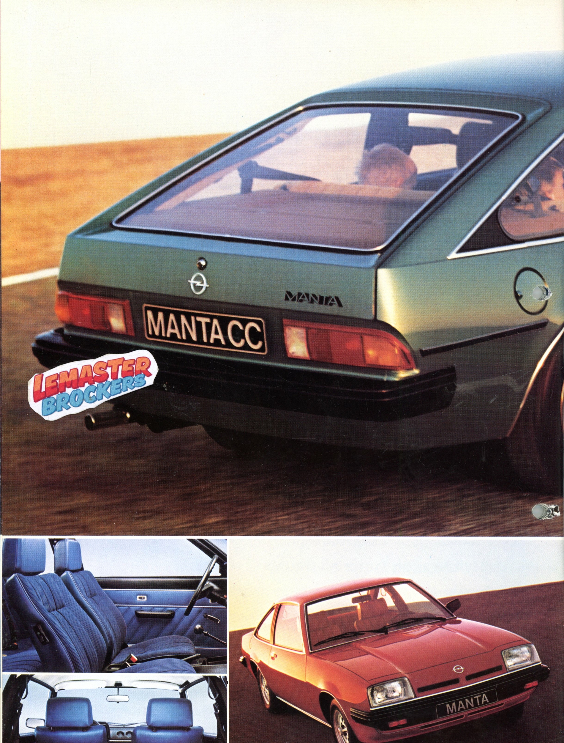 BROCHURE OPEL MANTA 2000 GT/E SR BERLINETTA