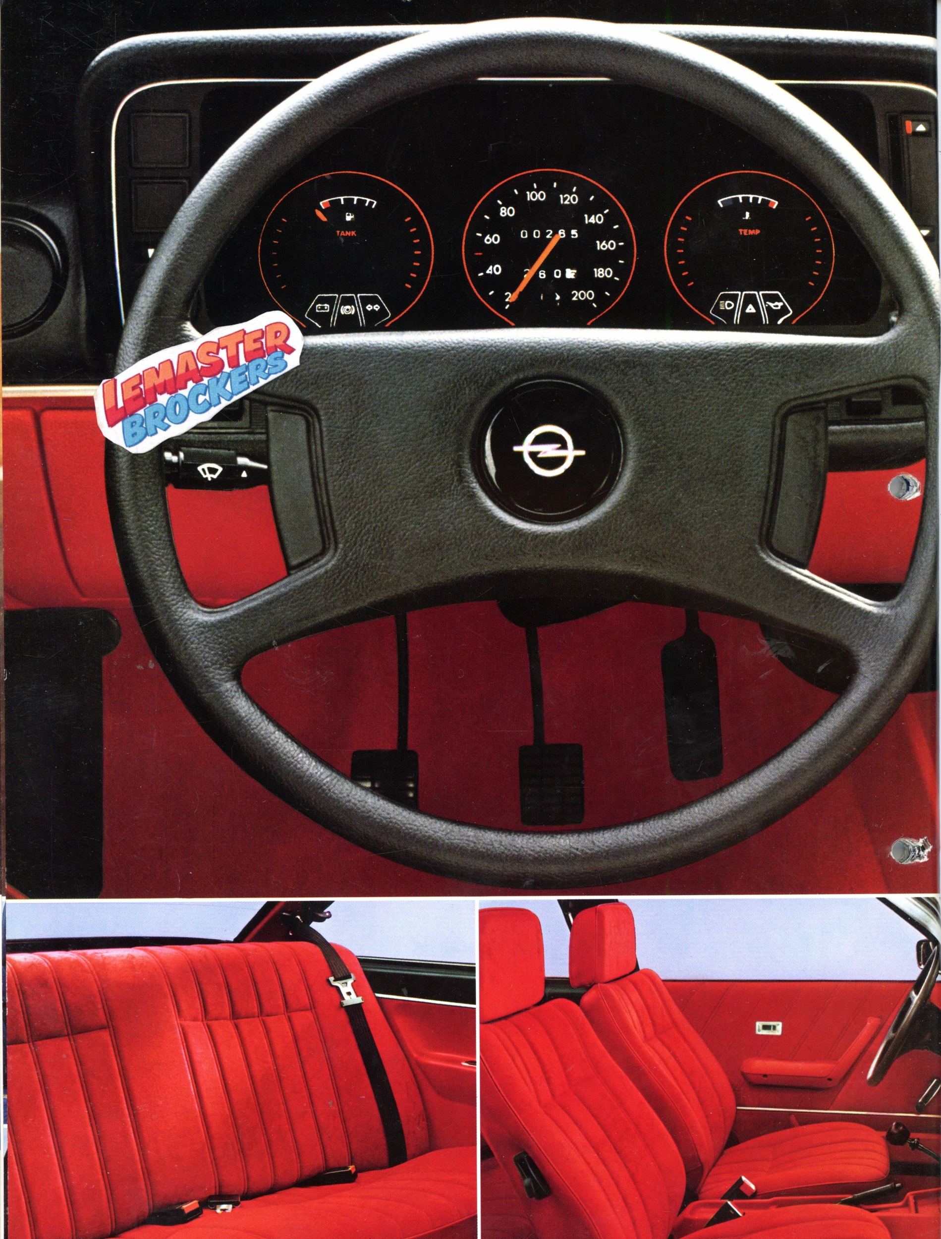 BROCHURE OPEL MANTA 2000 GT/E SR BERLINETTA