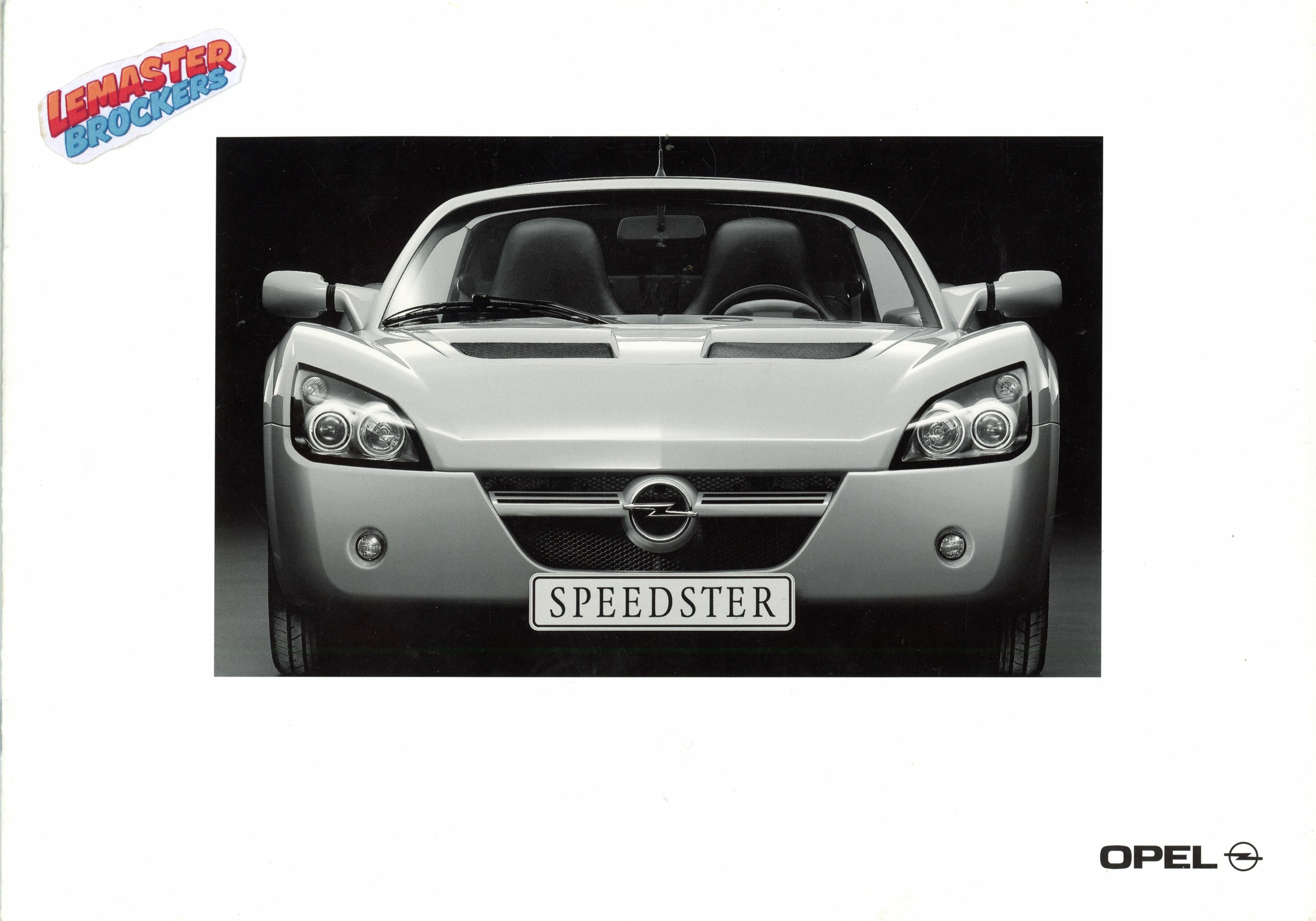 BROCHURE OPEL SPEEDSTER 2001