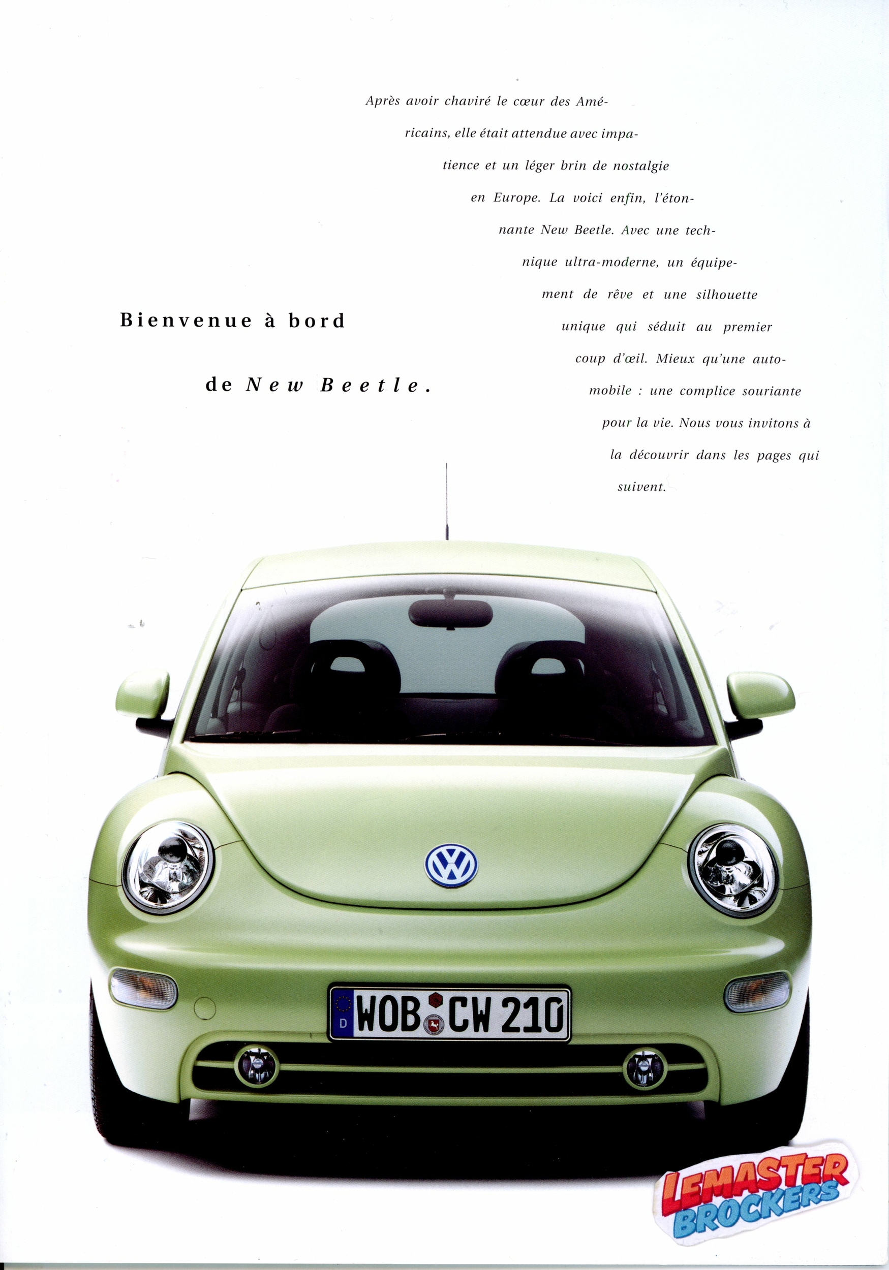 BROCHURE VW NEW BEETLE 1998