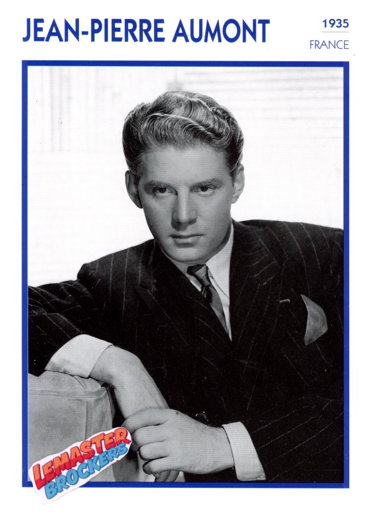 FICHE ACTEUR JEAN-PIERRE AUMONT - 1935 - FICHE CINÉMA