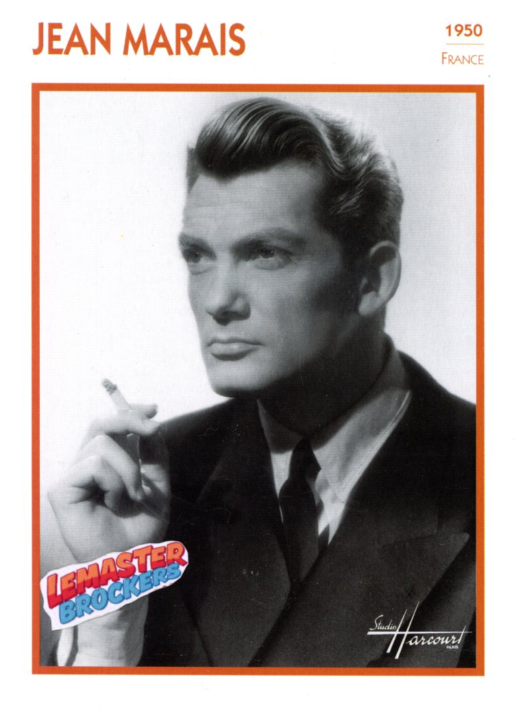 FICHE ACTEUR JEAN MARAIS - FRANCE 1950