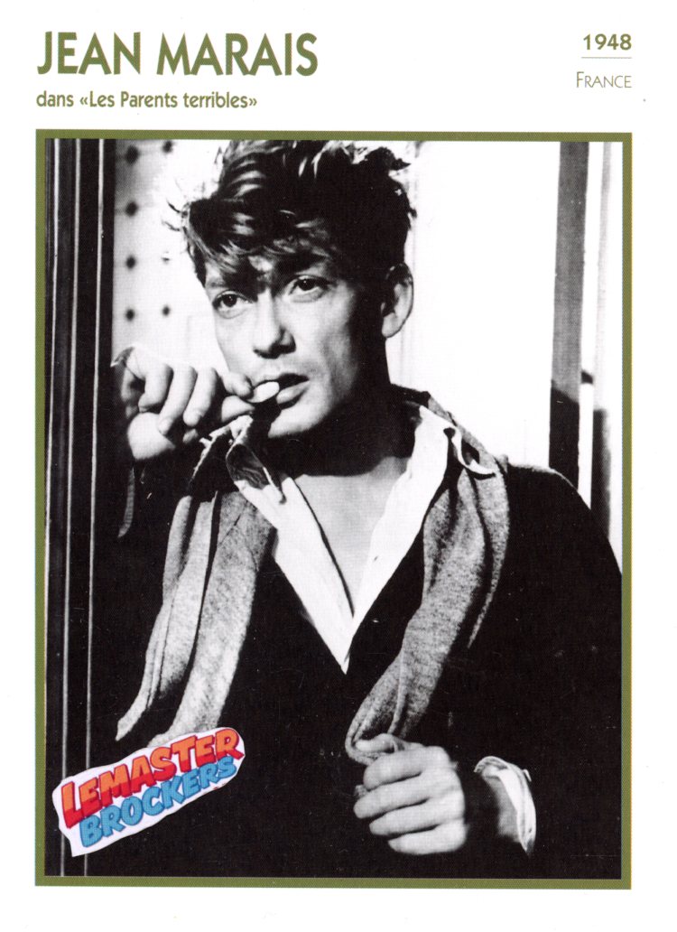 FICHE ACTEUR JEAN MARAIS DANS LES PARENTS TERRIBLES - 1948