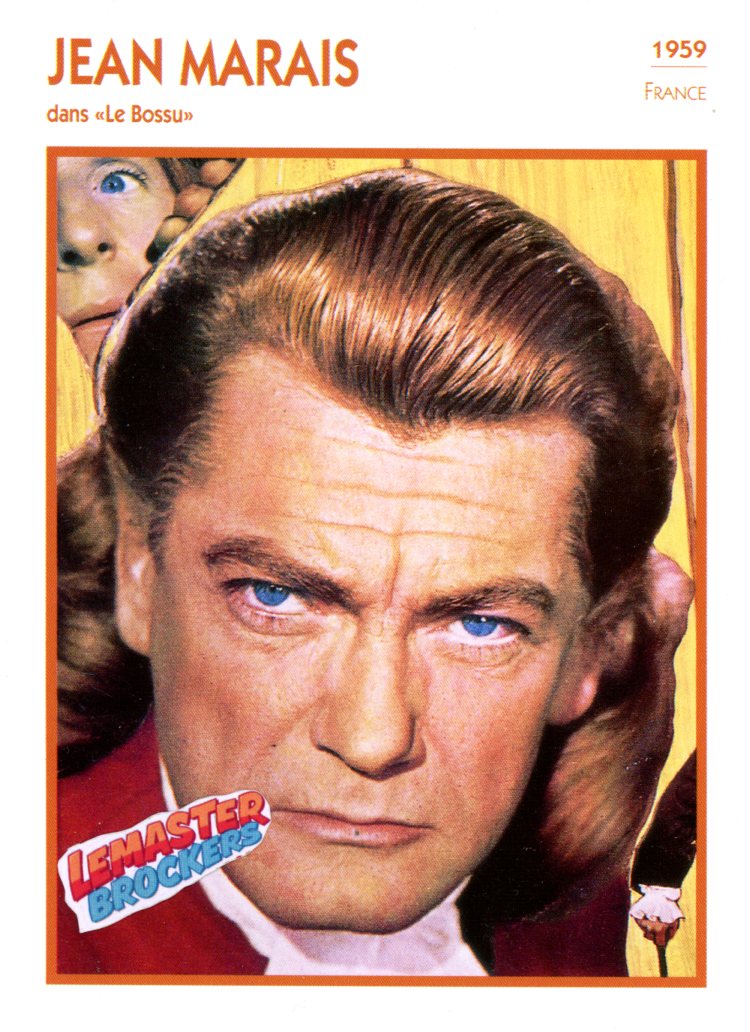 FICHE ACTEUR JEAN MARAIS DANS LE BOSSU - 1959
