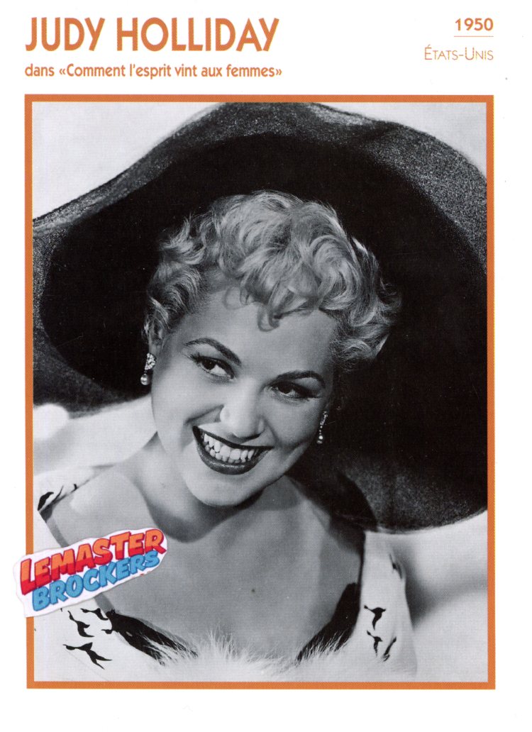 FICHE JUDY HOLLIDAY DANS COMMENT LESPRIT VINT AUX FEMMES