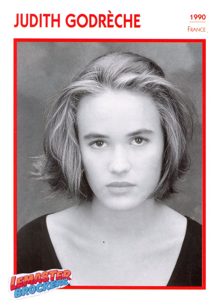 FICHE ACTRICE JUDITH GODRECHE - FRANCE 1990