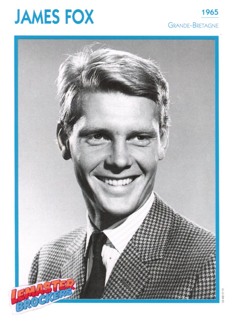 FICHE ACTEUR JAMES FOX - 1965 - FICHE CINÉMA