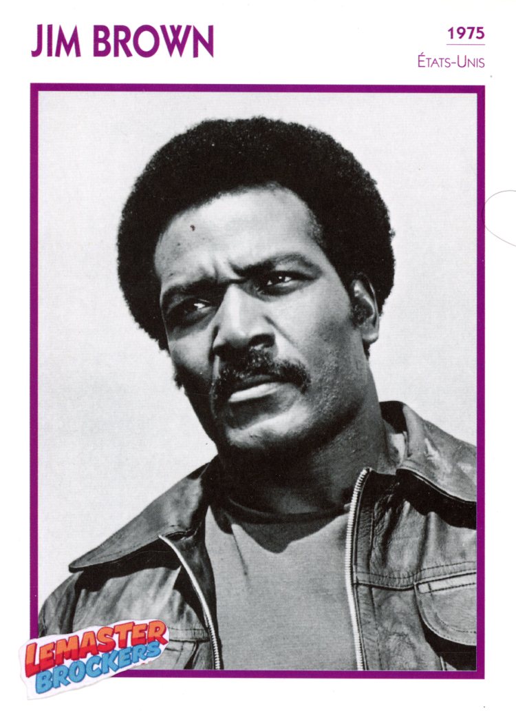 FICHE ACTEUR JIM BROWN - 1975