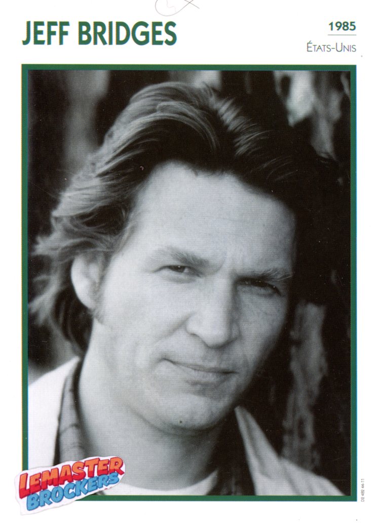 FICHE ACTEUR JEFF BRIDGES - 1985