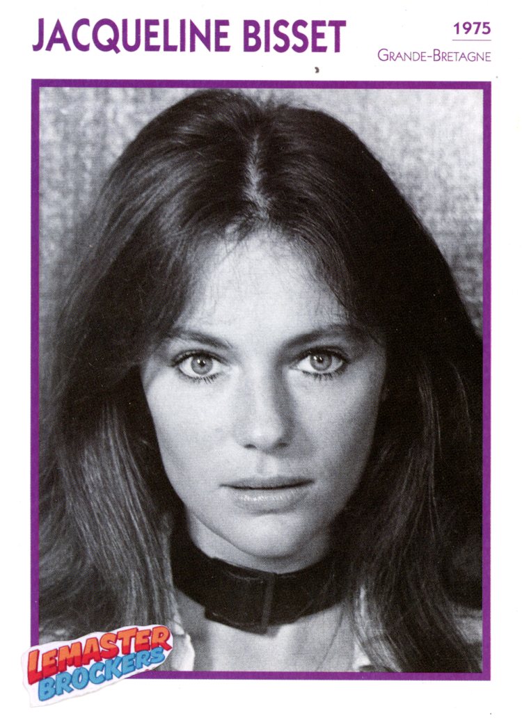 FICHE ACTRICE JACQUELINE BISSET - 1975 - FICHE CINÉMA