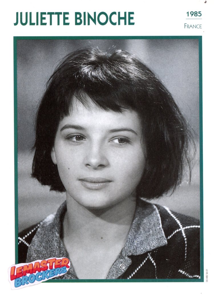 FICHE ACTRICE JULIETTE BINOCHE - 1985 - FICHE CINÉMA
