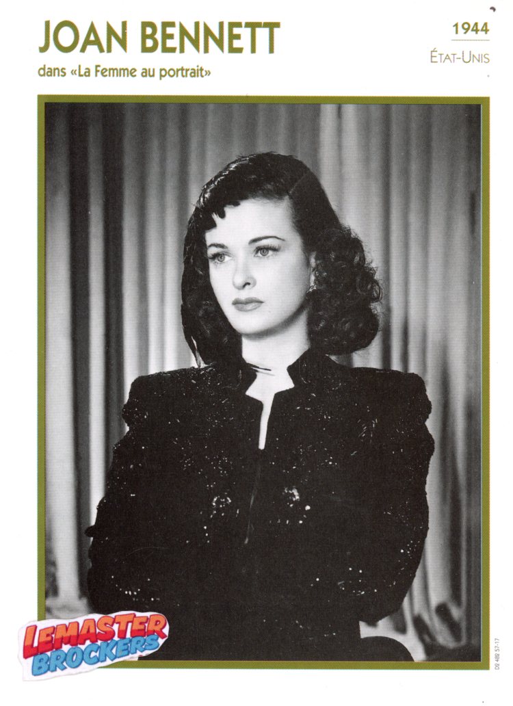 FICHE JOAN BENNETT DANS LA FEMME AU PORTRAIT - FICHE CINÉMA