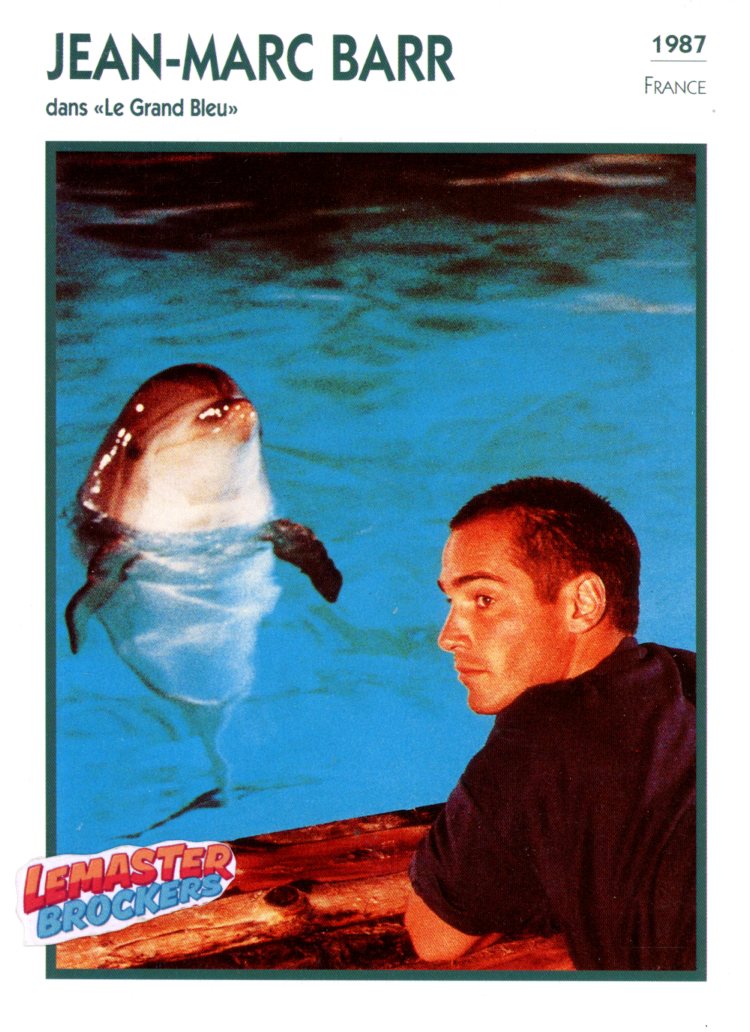 FICHE JEAN-MARC BARR DANS LE GRAND BLEU - 1987