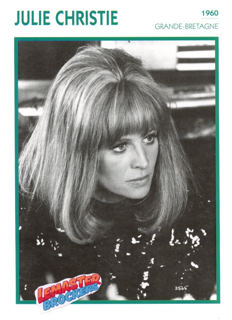FICHE DE STAR JULIE CHRISTIE - 1960