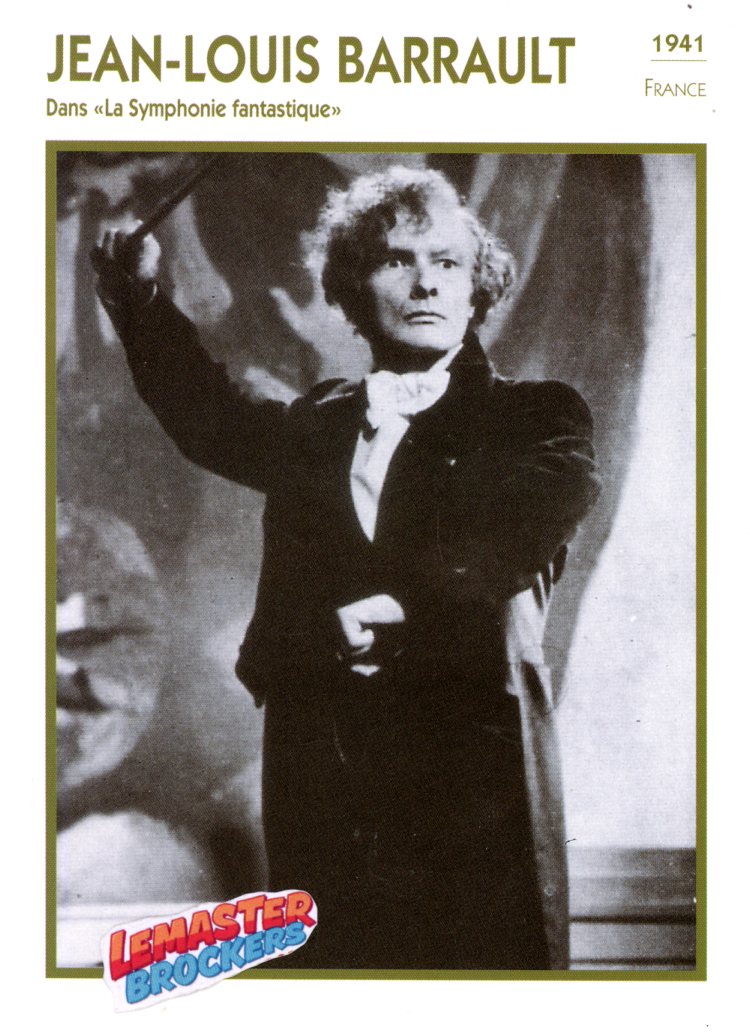 FICHE JEAN-LOUIS BARRAULT - LA SYMPHONIE FANTASTIQUE - 1941