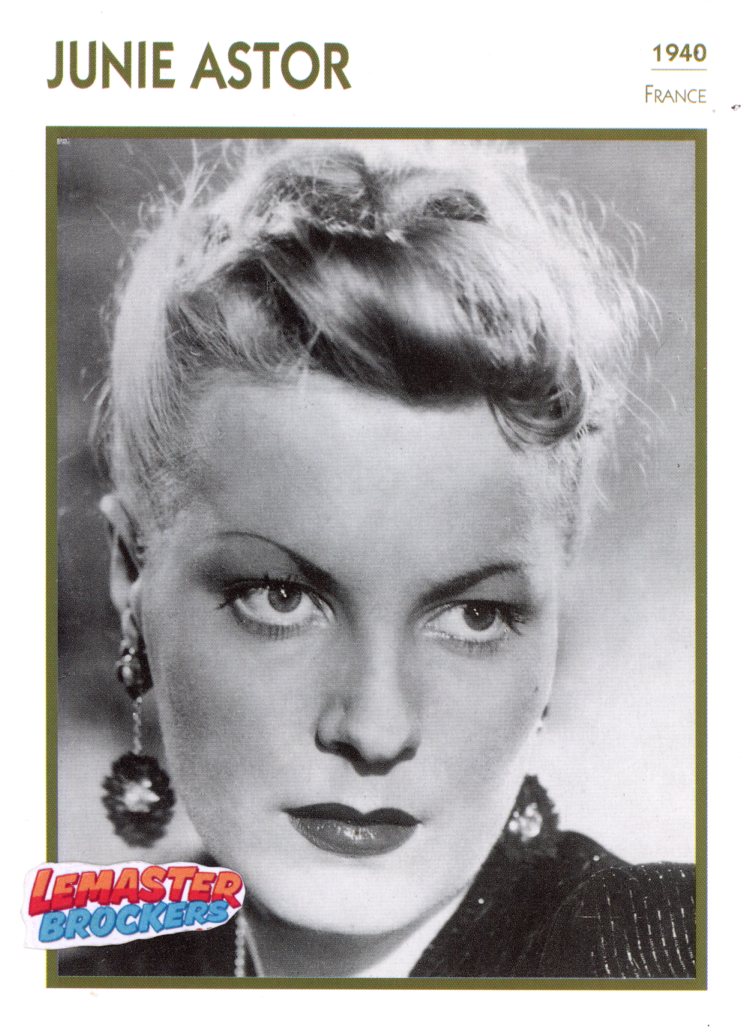 FICHE DE STAR JUNIE ASTOR - FRANCE 1940