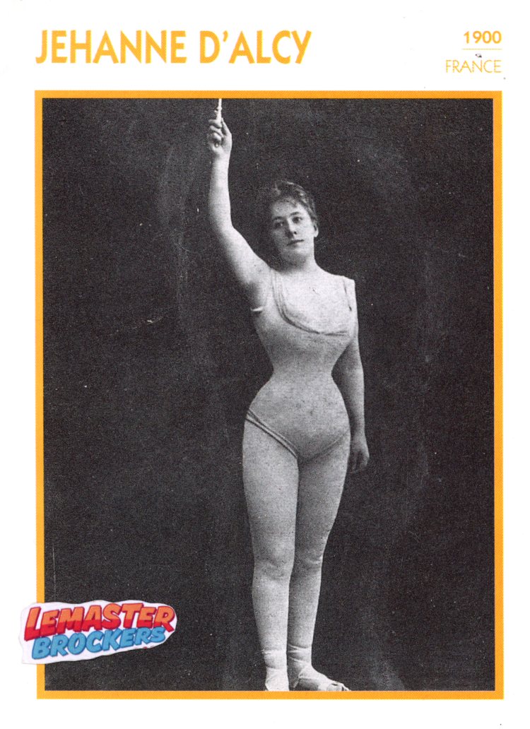 FICHE DE STAR JEHANNE DALCY - FRANCE 1900