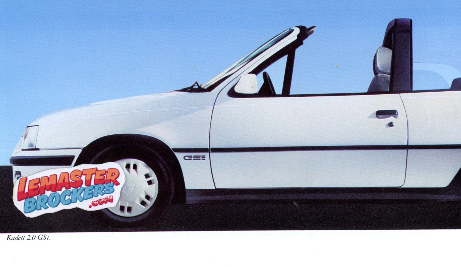 BROCHURE OPEL KADETT CABRIOLET