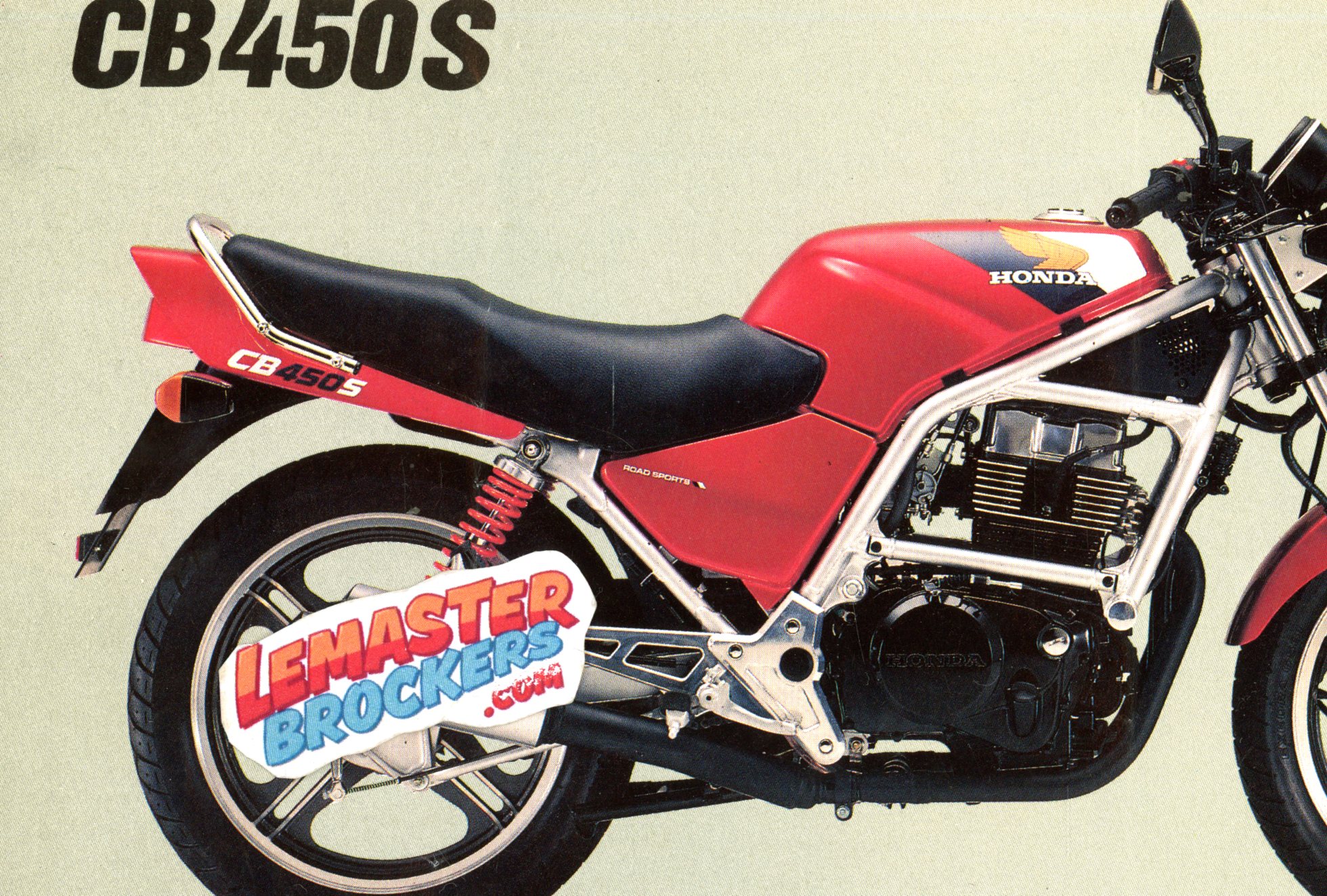 BROCHURE MOTO HONDA  CB 450 S - CB450S