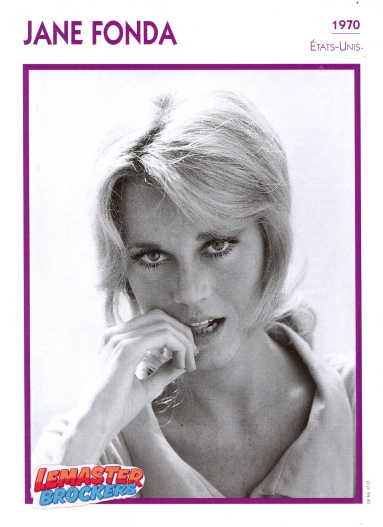 FICHE ACTRICE JANE FONDA - 1970